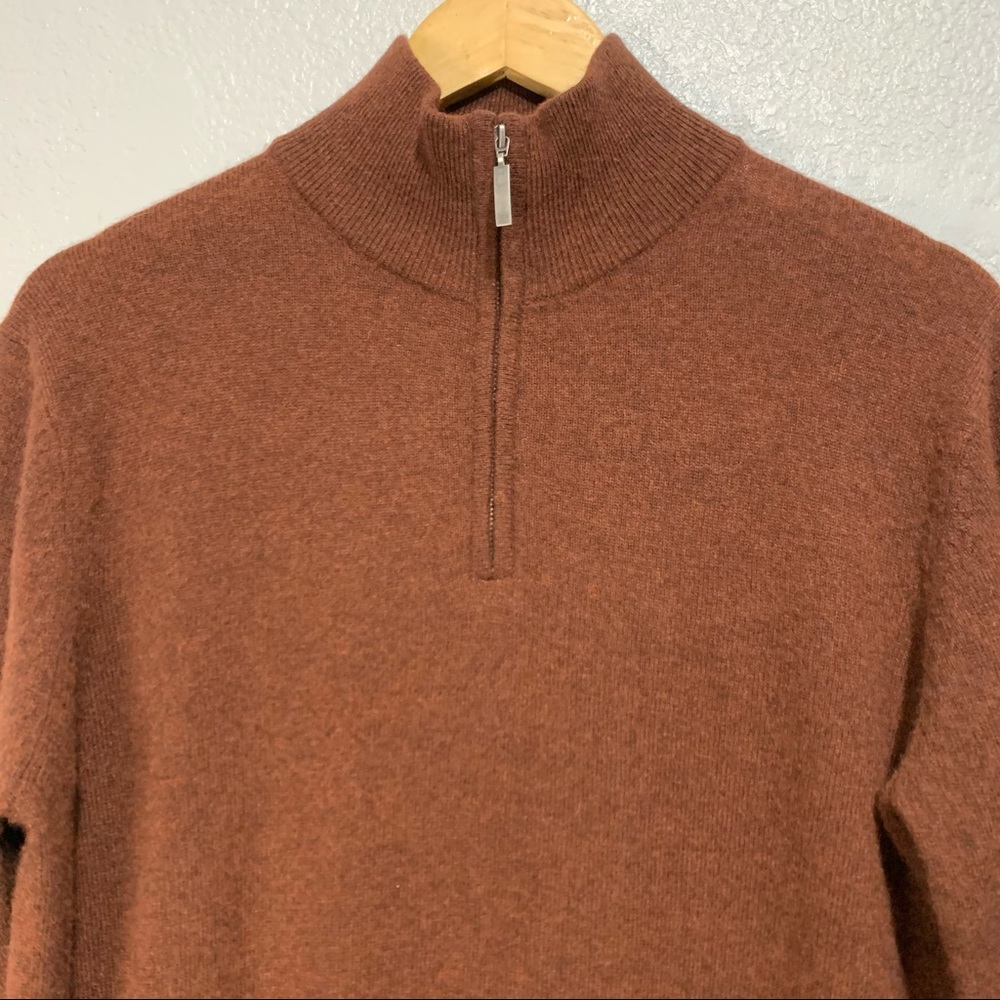 Spring + Mercer Quarter Zip Cashmere Sweater - Picture 4 of 11